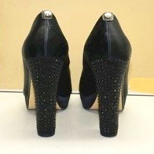 Michael Kors Black Rhinestone Heels